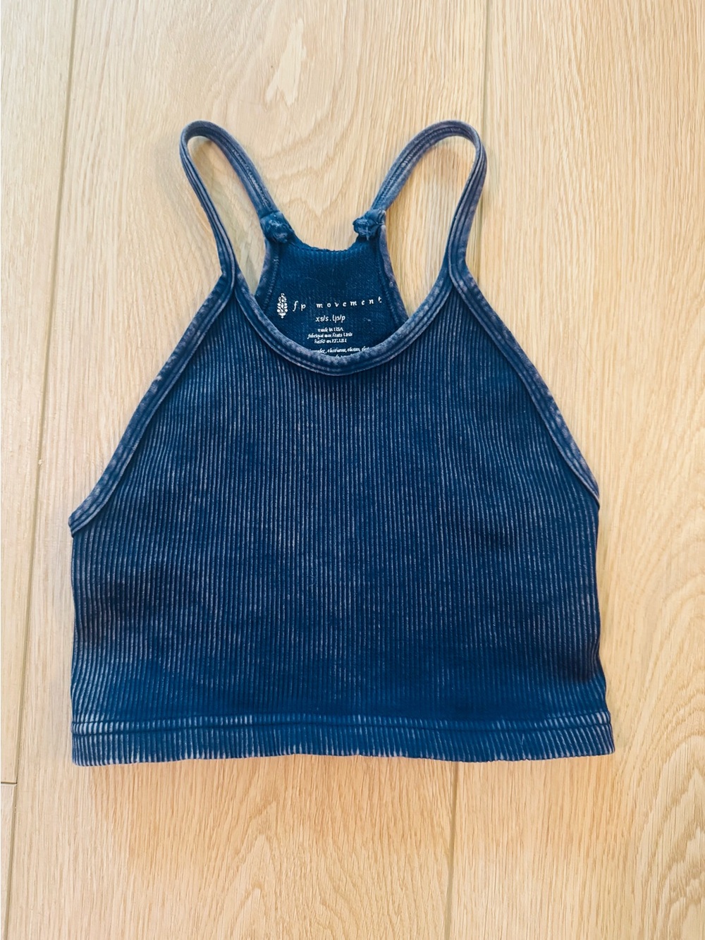 Free People Happiness Runs Crop Racerback tank